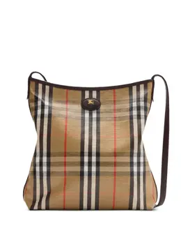 Burberry: Бежевая сумка-шоппер 