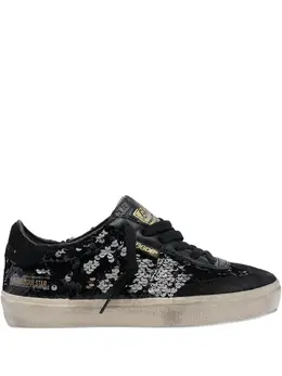 Golden Goose: Чёрные кроссовки 