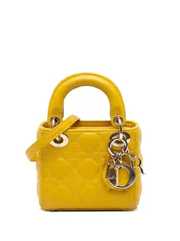 Christian Dior Pre-Owned: Жёлтая сумка 