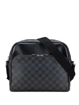 Louis Vuitton Pre-Owned: Чёрная сумка через плечо 