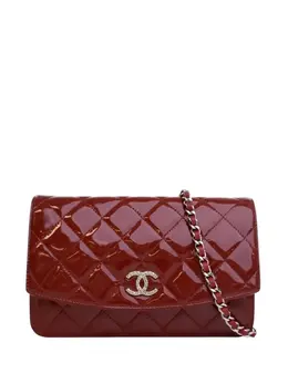 CHANEL Pre-Owned: Красный кошелёк 