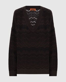 Missoni: Коричневый свитер 