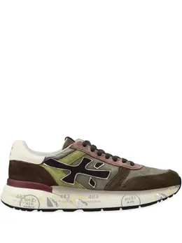 Premiata: Зелёные кроссовки  Mick