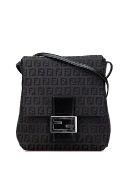 Fendi Pre-Owned: Чёрная сумка через плечо 