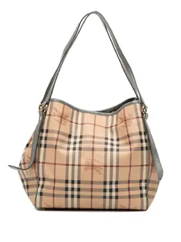 Burberry Pre-Owned: Коричневая сумка-шоппер 