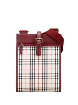 Burberry Pre-Owned: Коричневая сумка через плечо 