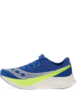 Saucony: Голубые кроссовки  Endorphin Pro