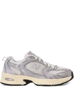 New Balance: Серебристые кроссовки  530