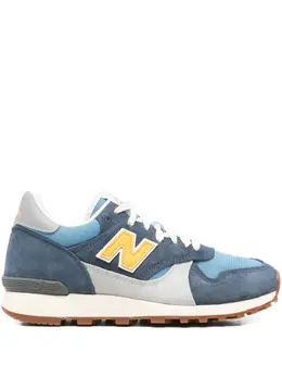 New Balance: Голубые кроссовки 