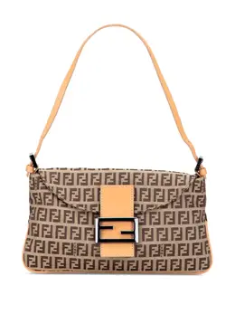 Fendi Pre-Owned: Коричневая сумка 