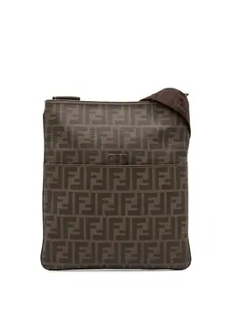 Fendi Pre-Owned: Коричневая сумка через плечо 