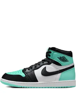 Nike: Зелёные кроссовки  Air Jordan