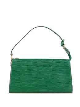 Louis Vuitton Pre-Owned: Зелёная сумка 