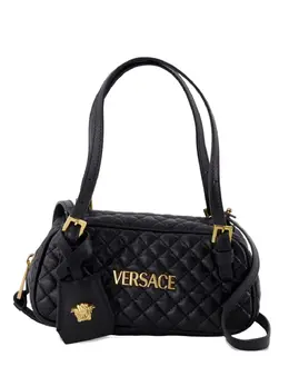 Versace: Чёрная сумка 