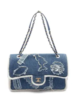 CHANEL Pre-Owned: Голубая сумка 