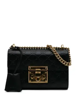 Gucci Pre-Owned: Чёрная сумка через плечо 