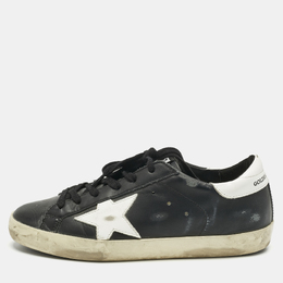Golden Goose: Чёрные кроссовки  Superstar