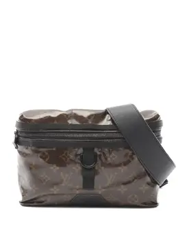 Louis Vuitton Pre-Owned: Коричневая сумка через плечо 