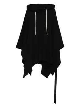 Rick Owens DRKSHDW: Плащ с капюшоном 