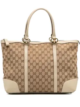 Gucci Pre-Owned: Коричневая сумка-шоппер 