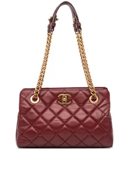 CHANEL Pre-Owned: Красная сумка-шоппер 