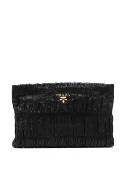 Prada Pre-Owned: Чёрный клатч 