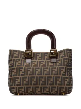 Fendi Pre-Owned: Коричневая сумка-шоппер 