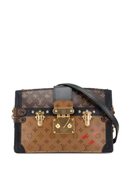 Louis Vuitton Pre-Owned: Чёрный клатч 