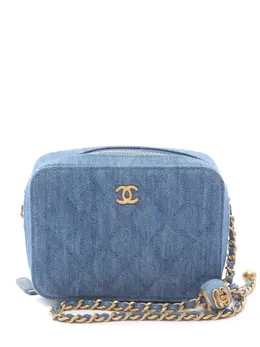 CHANEL Pre-Owned: Голубая сумка 