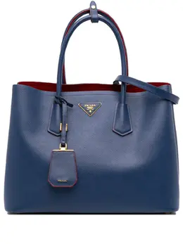Prada Pre-Owned: Голубая сумка 