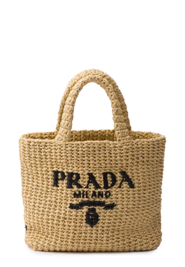 PRADA: Бежевая сумка 