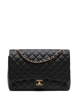 CHANEL Pre-Owned: Чёрная сумка 