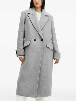 AllSaints: Двубортное пальто 