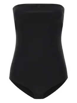 Courrèges: Чёрный боди 
