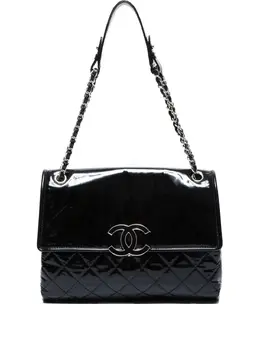 CHANEL Pre-Owned: Чёрная сумка 