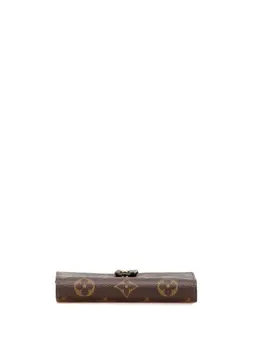 Louis Vuitton Pre-Owned: Коричневый кошелёк 