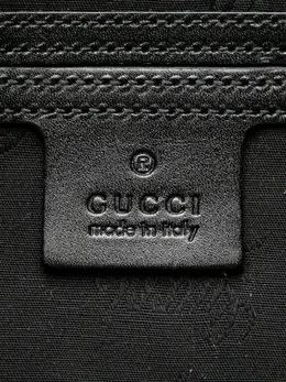 Gucci Pre-Owned: Чёрная поясная сумка 