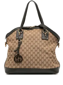 Gucci Pre-Owned: Коричневая сумка 