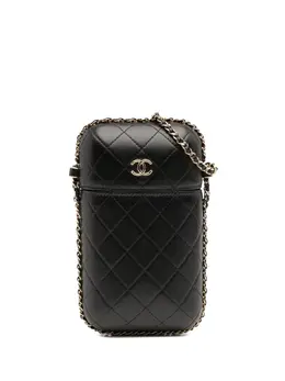 CHANEL Pre-Owned: Чёрная сумка через плечо 