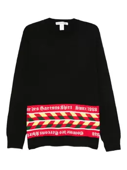 Comme Des Garçons Shirt: Чёрный свитер 