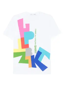 Comme Des Garçons: Футболка с принтом 