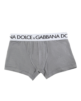Dolce&Gabbana: Серые трусы 