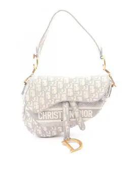Christian Dior Pre-Owned: Серая сумка 