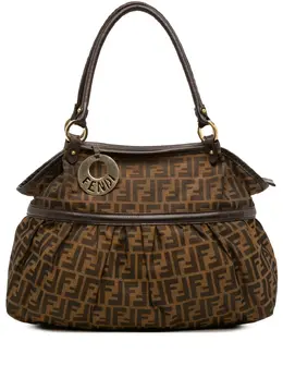Fendi Pre-Owned: Коричневая сумка-шоппер 