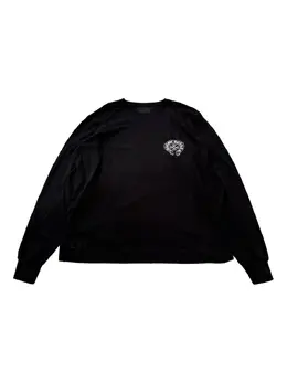 Chrome Hearts: Свитшот с растительным принтом 