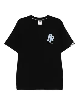 AAPE BY *A BATHING APE®: Чёрная футболка 