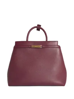 Bally: Бордовая сумка-шоппер 
