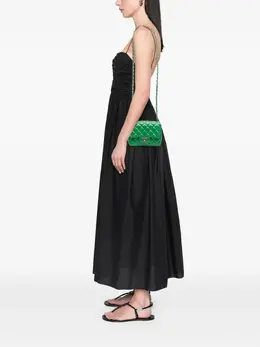 CHANEL Pre-Owned: Зелёная сумка через плечо 