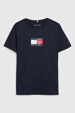 Tommy Hilfiger: Хлопковая футболка 