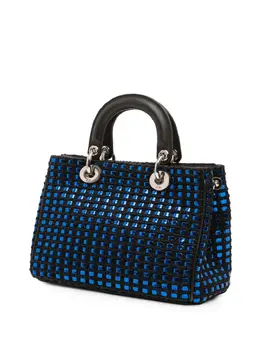 Christian Dior Pre-Owned: Голубая сумка-шоппер 